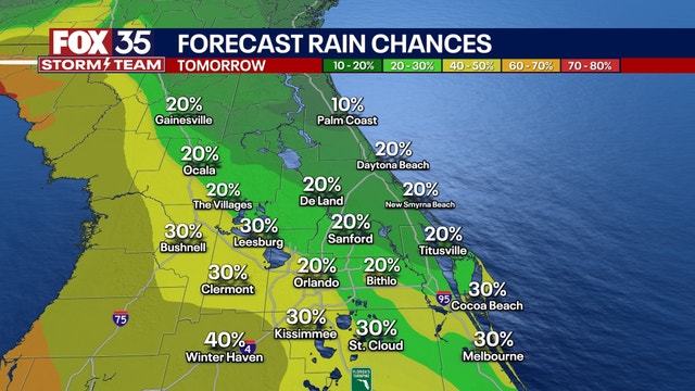 Orlando weather: Hot, dry start to week with limited rain and triple-digit heat