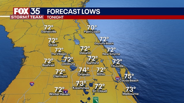 Orlando weather: Rain and storms linger tonight, more unsettled weather ahead