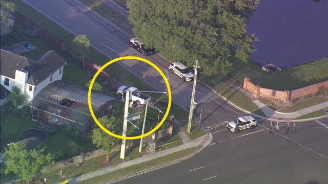 1 injured in Orange County crash after U-Haul runs off road, through fence and into pole: Troopers