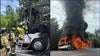 Bus catches fire in Volusia County, causing 55 to be evacuated: Officials