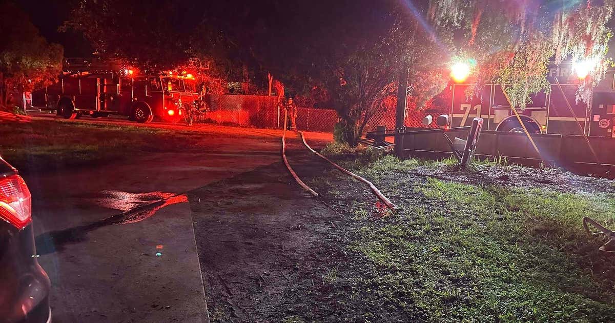 Fire crews respond to early morning house fire in Lake County | FOX 35 ...