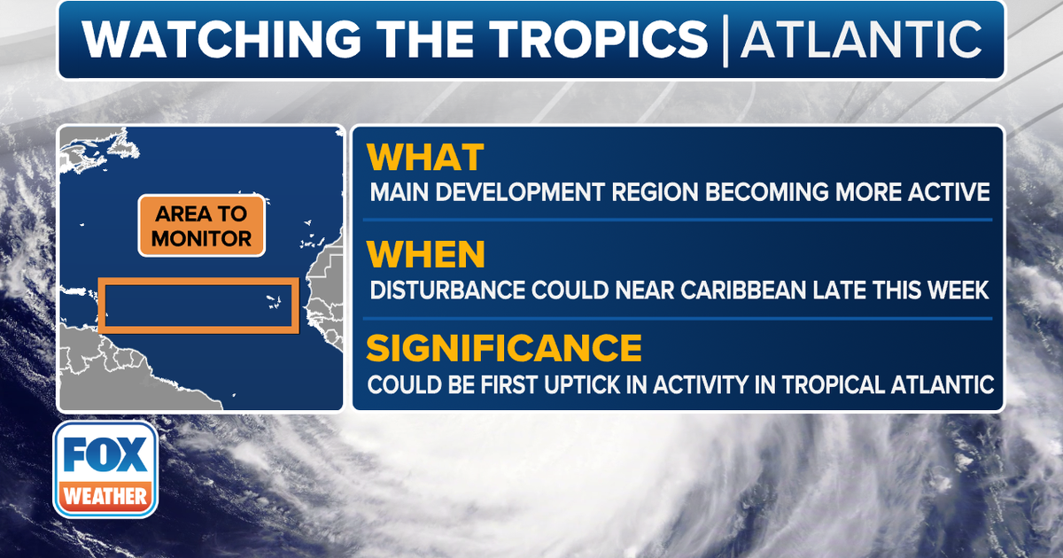Tropical Atlantic heats up with 2 areas of concern being watched for ...