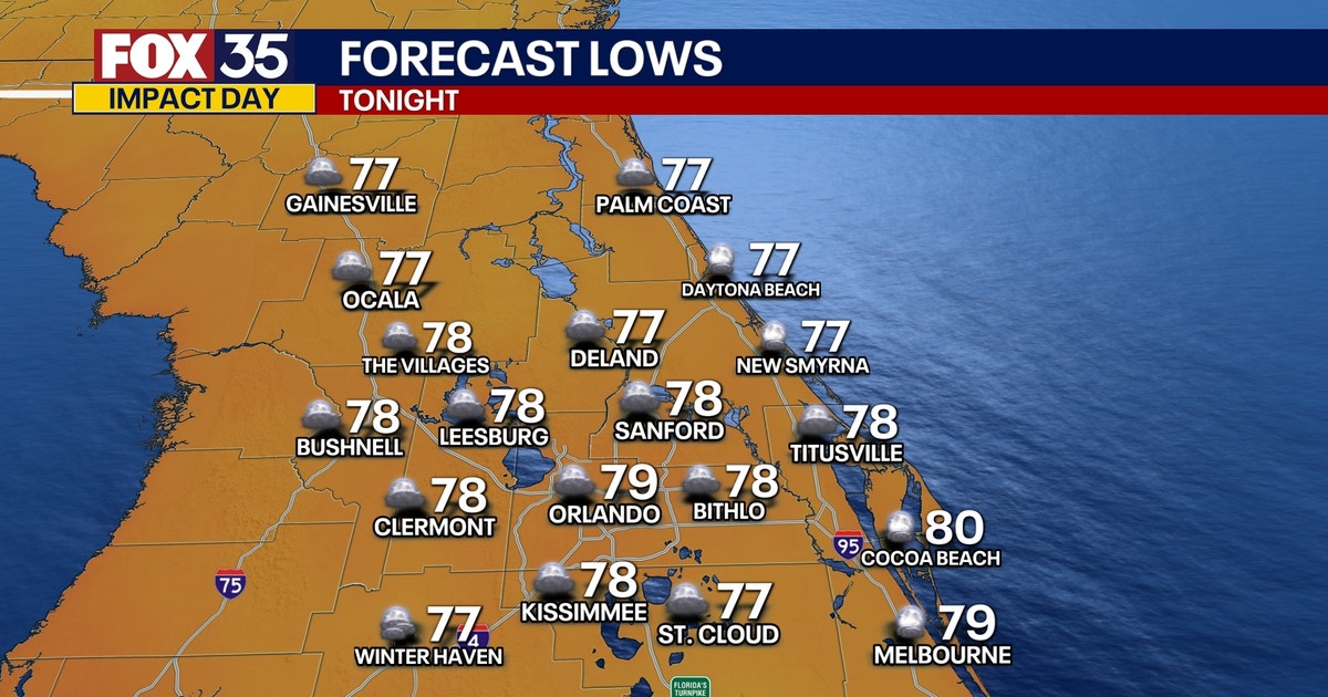 Orlando weather: Widespread afternoon storms expected on Wednesday ...