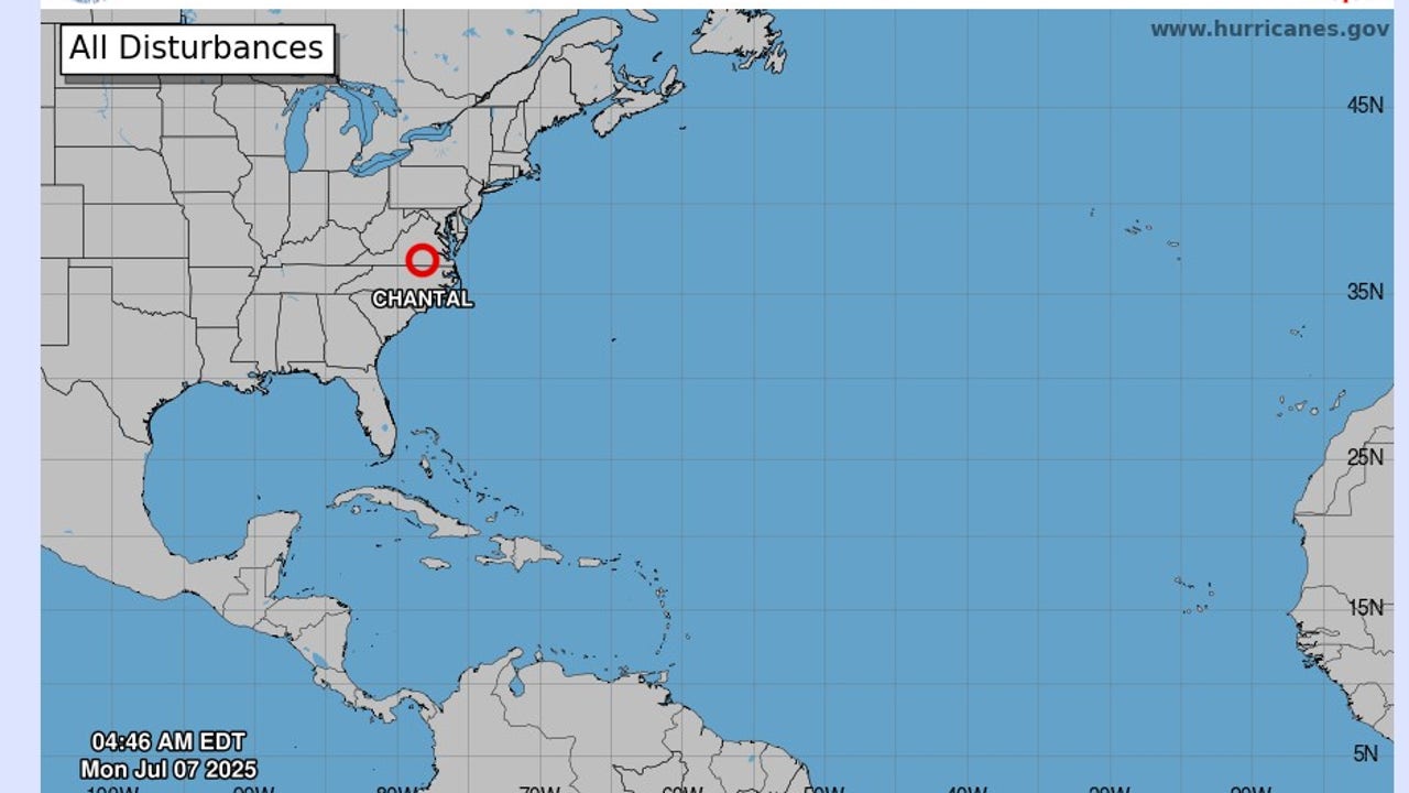 North Carolina hit with flooding, water rescues after heavy rain from Tropical Depression Chantal's remnants