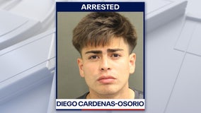 FHP chase ends after suspect's vehicle crashes into fence in Orange County