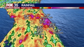 Rainfall totals: How much rain did Invest 93L bring to Orlando, Central Florida?
