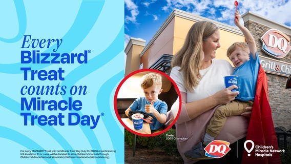 Dairy Queen's Miracle Treat Day: How you can support children's hospitals on Thursday