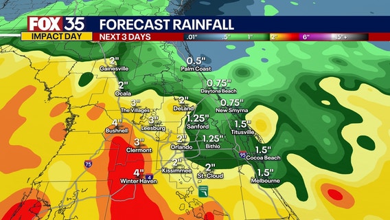 Timeline: Storms, flooding possible in Orlando as tropical disturbance moves across Florida