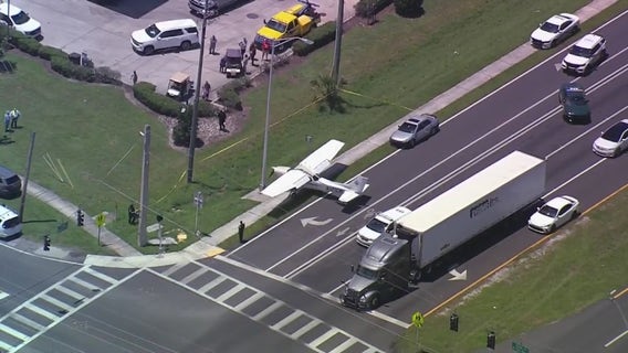 Plane makes emergency landing on Florida road: officials