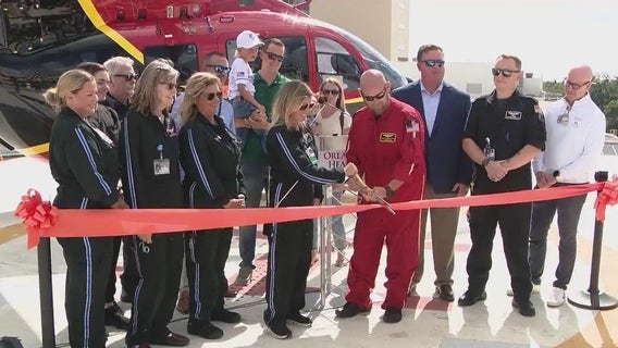 Orlando Health unveils new medical helicopter, first of its kind in U.S.