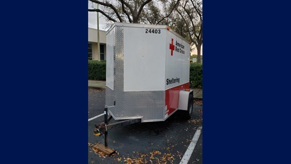 American Red Cross shelter trailer allegedly stolen from Central Florida location
