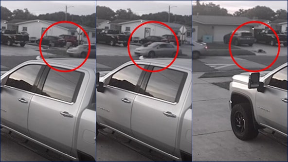 VIDEO: Woman walking clipped by driver's mirror in Cocoa neighborhood; driver wanted