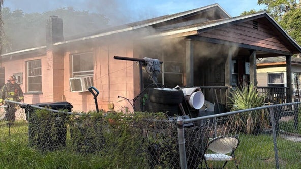 2 dogs killed, 1 person hurt in Orlando house fire, officials say