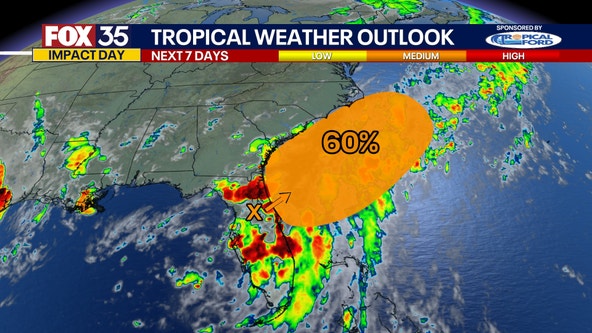 National Hurricane Center increases chance of potential tropical disturbance forming near Florida