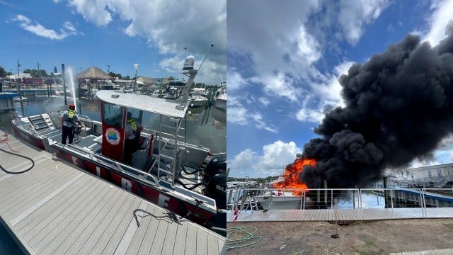 Boat fire in Port Orange injures 2 and prompts multi-agency response