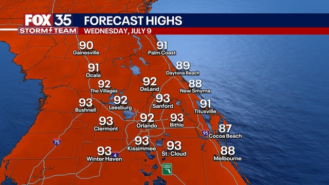 Orlando weather: Scorching days, late storms as Central Florida settles into classic July pattern