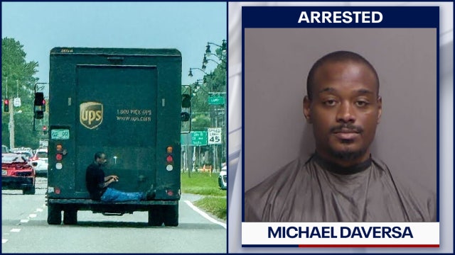 Florida man clings to back of moving UPS truck to avoid deputies after Lowe's shoplifting attempt: officials