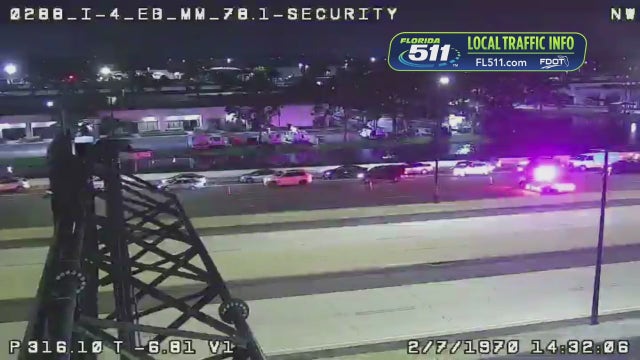 Deadly crash closes portion of I-4 near Conroy Road in Orlando
