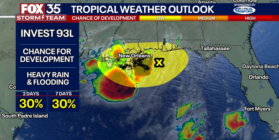 Invest 93L may loop back to Florida in rare appearance, raising flash flood risk