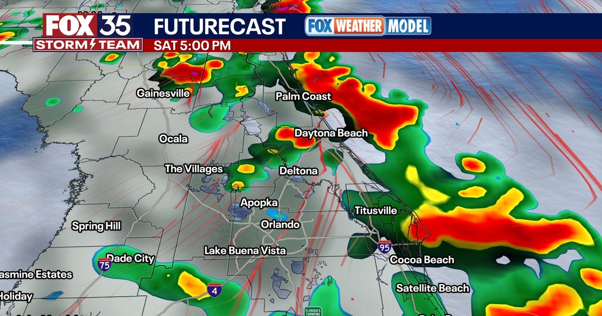 Orlando weather forecast: Stormy weekend ahead in Central Florida | FOX ...