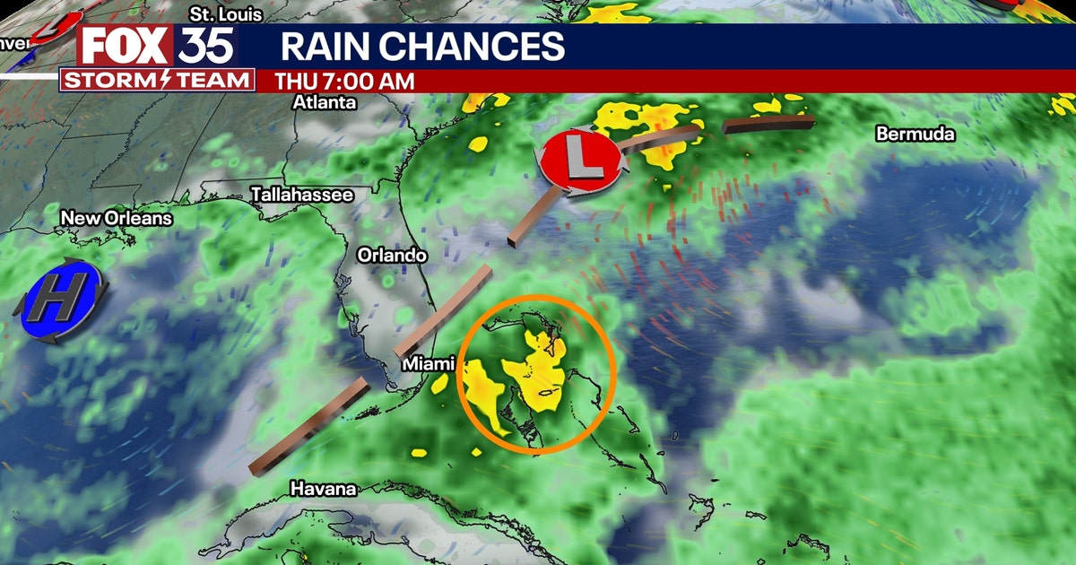 Orlando weather: Strong storms to bring heavy rain, frequent lightning ...