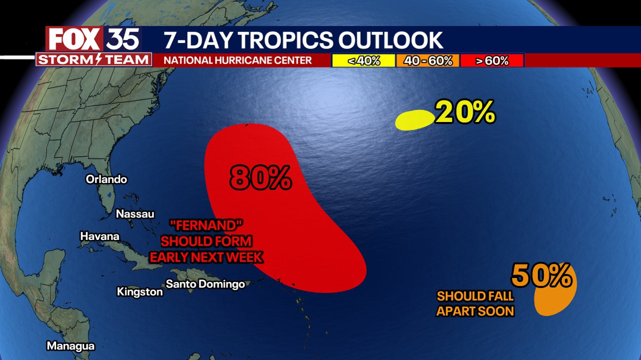 National Hurricane Center tracking 'triangle of tropical trouble