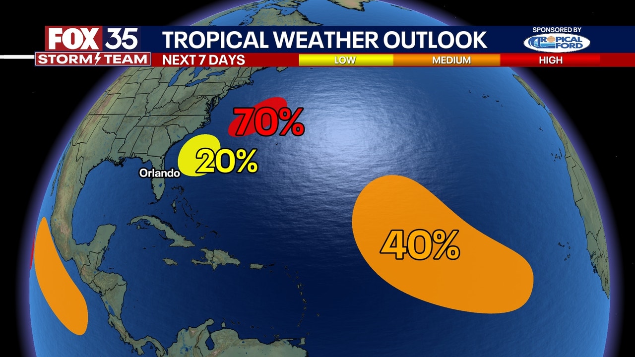 Tracking Invest 95L: System off Southeast Coast could become