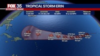 Tropical Storm Erin to become first hurricane of 2025 season on trek across Atlantic: NHC