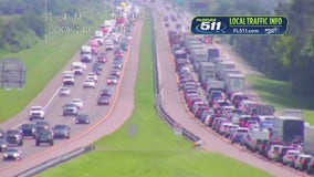 Friday morning crash shuts down EB I-4 in Volusia County
