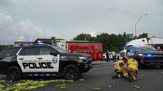 I-75 northbound reopens following multi-vehicle crash in Ocala; 2 seriously injured