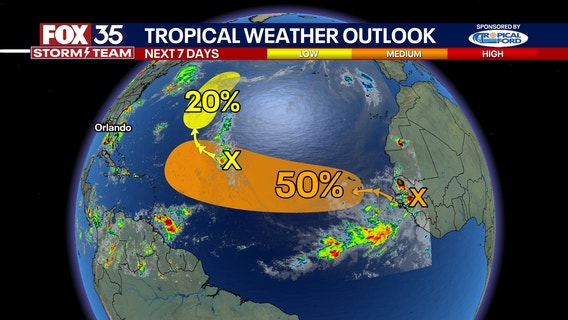 National Hurricane Center: New tropical wave being watched for development; Invest 96-L decreases in strength