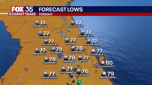 Orlando weather: Scattered afternoon thunderstorms amid soaring temperatures