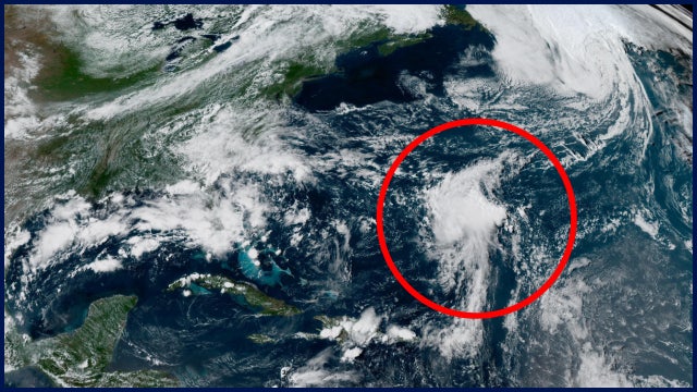Tropical Storm Fernand forms in the Atlantic Ocean