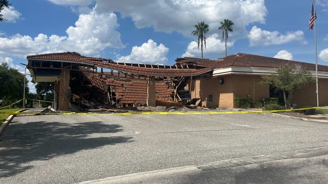 Roof collapses at Truist Bank branch on South OBT; no injuries reported