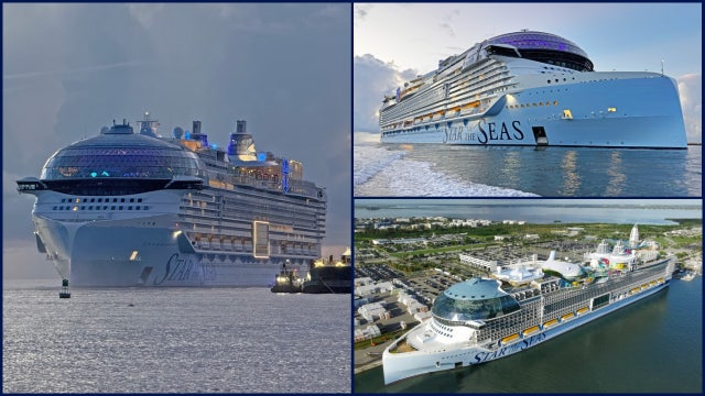 World’s largest cruise ship, Royal Caribbean’s 'Star of the Seas,' arrives at Port Canaveral for first time