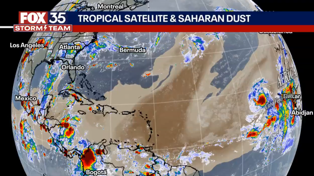 Tropical Storm Erin: How Saharan dust could shape the system's path