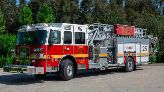 Tree falls on woman's car in Seminole County as she drives down street, officials say