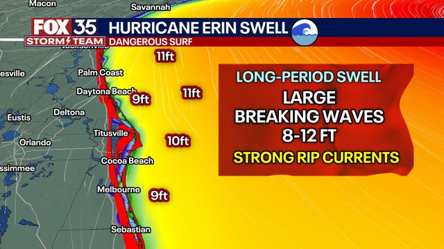 Orlando weather: thunderstorms possible; dangerous rip currents at Florida beaches