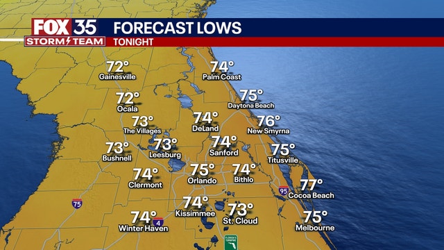 Orlando weather: Stormy Labor Day with heavy rain, gusty winds and lightning expected