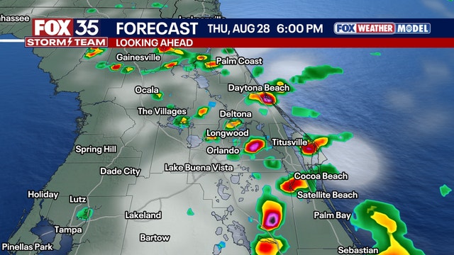 Orlando weather: Drier air brings fewer storms, but rain returns by Labor Day weekend