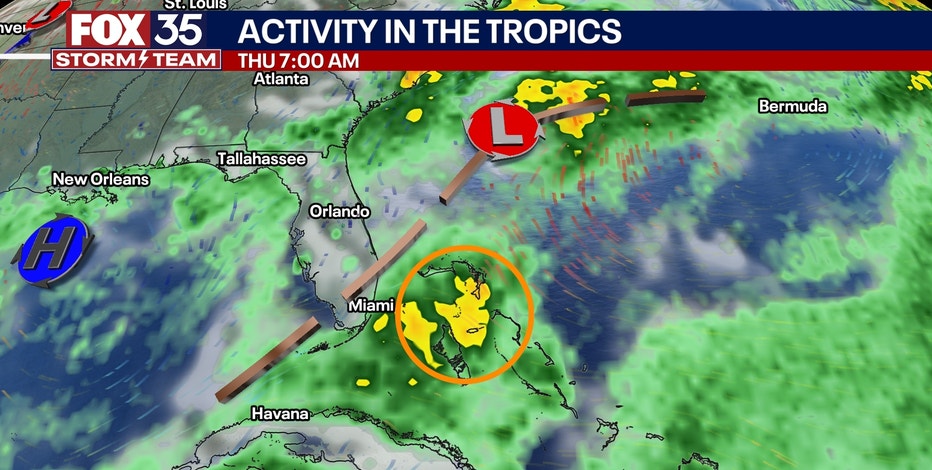 Invest 96L: Tropical disturbance in Atlantic eyed by NHC as