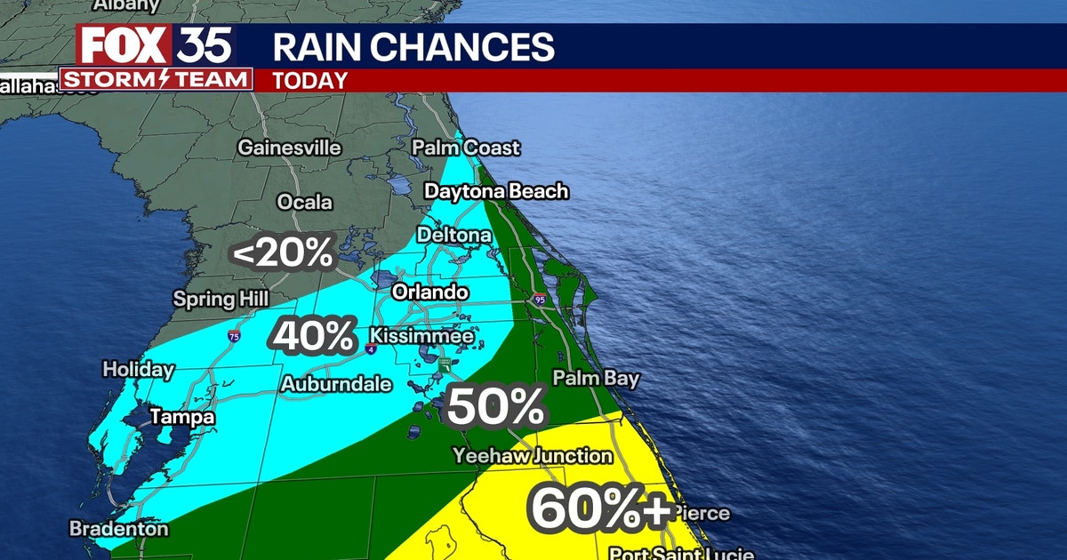 Orlando weather: Widespread showers, storms expected through evening ...