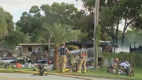 Firefighters battle blaze at Apopka-area home