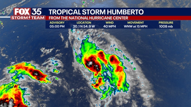 Tropical Storm Humberto forms in Atlantic, forecast to become Cat. 2 hurricane: NHC