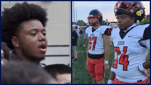 Meet Chris Robinson, Cocoa High School's football captain, star, and academic leading man