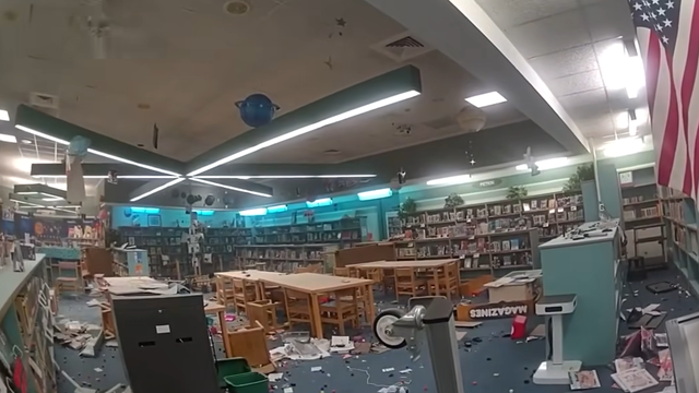 Friendship Elementary School library vandalization: 2 boys turned in by moms after $50K in damage