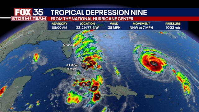 FOX 35 Weather Impact Day: Tropical showers, dangerous surf threaten Florida coast