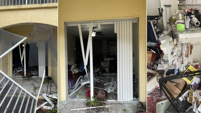 Maitland driver crashes into his own apartment, escapes serious injury