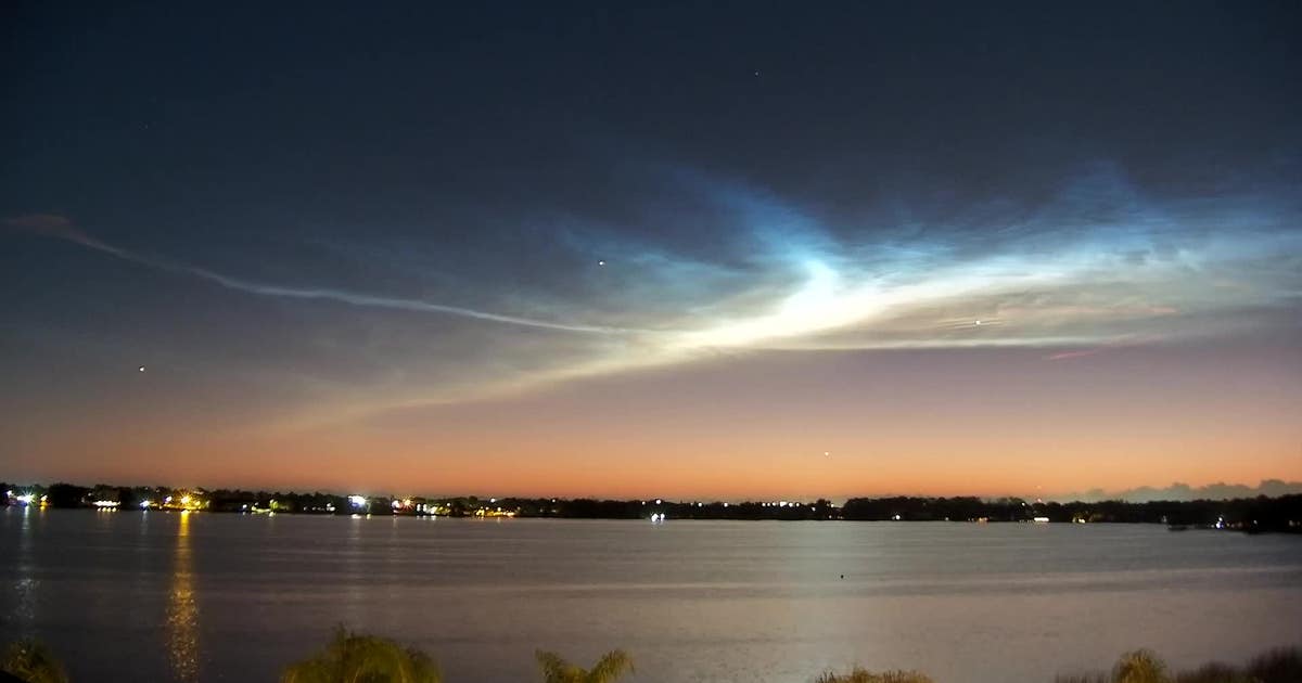 What were those bright, shiny clouds in the sky? Here's the answer ...
