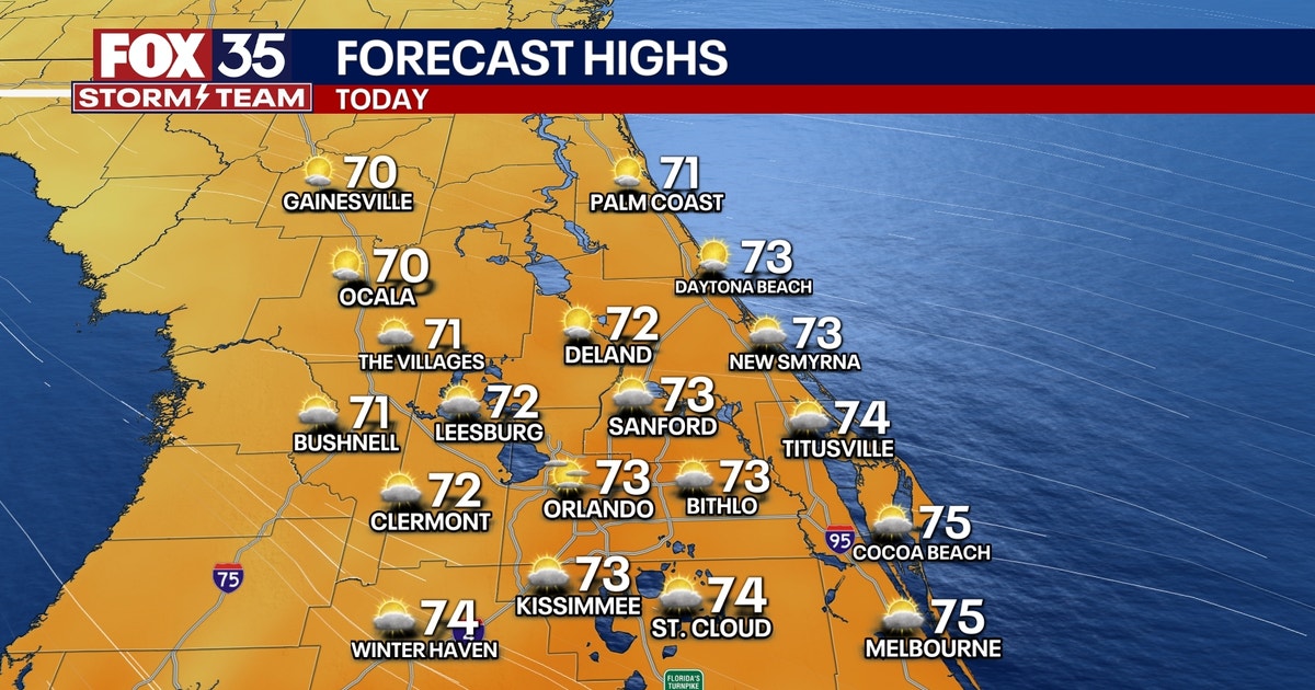 Orlando weather: Cooler temperatures arrive ahead of Halloween | FOX 35 ...